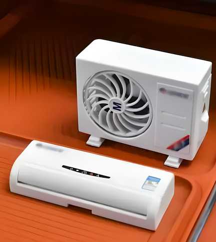 Miniature Ac Design Solar-Powered Car Air Freshener Diffuser - ɢɪꜰᴛʟᴜxᴇ