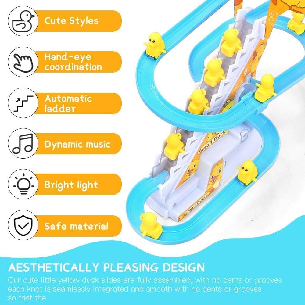 Duck Track Toy for Kids - Small Duck Climbing - ɢɪꜰᴛʟᴜxᴇ