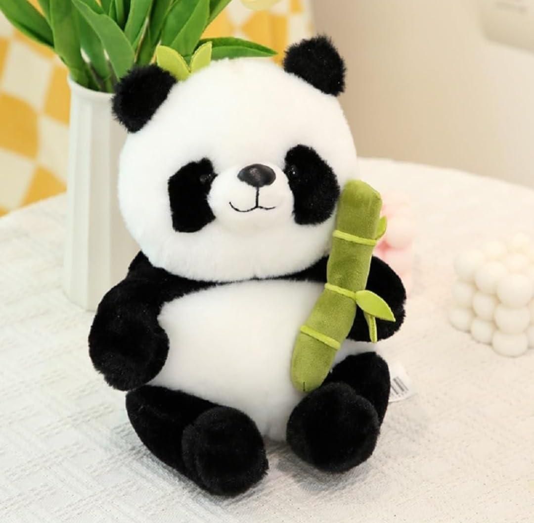 Cute Panda Plush with Bamboo - ɢɪꜰᴛʟᴜxᴇ