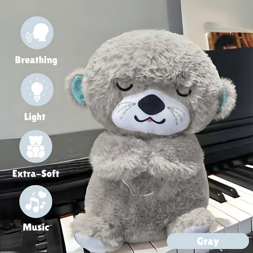 Breathing Teddy Bear with Soothing Music, Comfort Plush - ɢɪꜰᴛʟᴜxᴇ