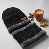 Unisex Woolen Cap Set