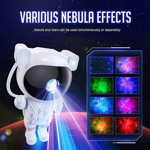 Astronaut Galaxy Projector - 360 Magnetic Head Rotation, Remote Control - ɢɪꜰᴛʟᴜxᴇ