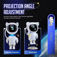 Astronaut Galaxy Projector - 360 Magnetic Head Rotation, Remote Control - ɢɪꜰᴛʟᴜxᴇ
