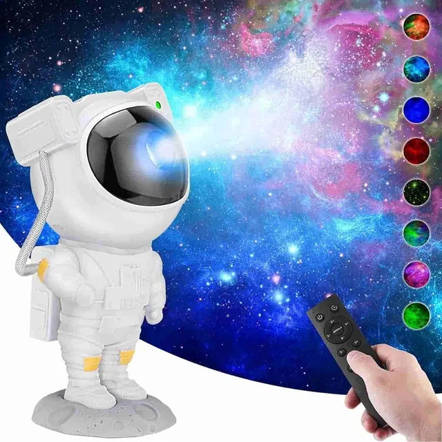Astronaut Galaxy Projector - 360 Magnetic Head Rotation, Remote Control - ɢɪꜰᴛʟᴜxᴇ