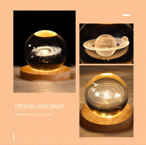 3D Crystal Lamp Ball The Best Glowing Lamp